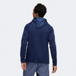 Adidas 3 Stripe COLD.RDY Golf Hoodie 14 Adidas 3 Stripe COLD.RDY Golf Hoodie -Calla Golf Club Shop Adidas AW22 Three Stripe Cold.Rdy Hoodie HS4813 SWADI318 Collegiate Navy Model 3