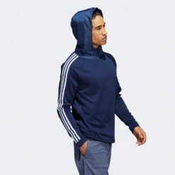 Adidas 3 Stripe COLD.RDY Golf Hoodie 17 Adidas 3 Stripe COLD.RDY Golf Hoodie -Calla Golf Club Shop Adidas AW22 Three Stripe Cold.Rdy Hoodie HS4813 SWADI318 Collegiate Navy Model 6