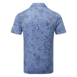 Adidas Jacquard Golf Polo Shirt 5 Adidas Jacquard Golf Polo Shirt -Calla Golf Club Shop Adidas SS23 Jacquard Polo HS1116 SHADI719 S Blue Fusion Collegiate Navy Lucid Blue Back