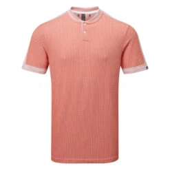 Adidas Textured Primeknit Golf Polo Shirt