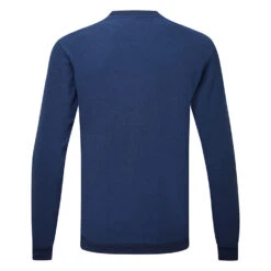 Adidas Core Crew Golf Sweater -Calla Golf Club Shop Adidas AW22 Core Crew Pullover HT5907 SWADI328 Crew Navy Back