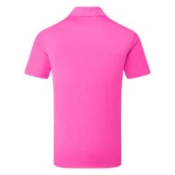 Adidas Performance Golf Polo Shirt -Calla Golf Club Shop Adidas Performance Golf Polo Shirt Lucid Fuchsia IB7490 back