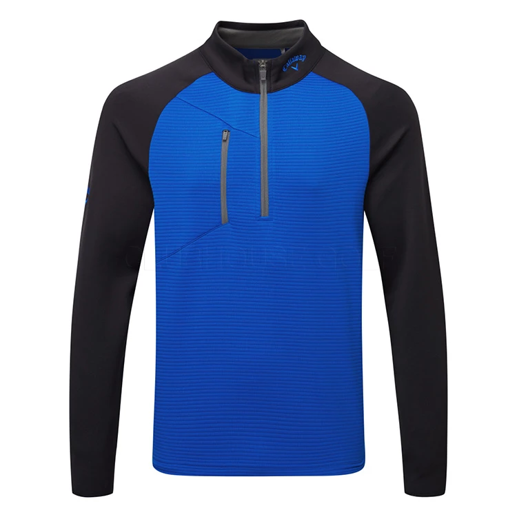 Callaway Blocked Ottoman Fleece 1/4 Zip Golf Sweater 1 Callaway Blocked Ottoman Fleece 1/4 Zip Golf Sweater