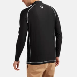 FootJoy ProDry Performance Golf Base Layer -Calla Golf Club Shop FOOTJOY THERMAL BASE LAYER BLACK FRONT model 3