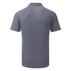 FootJoy Smooth Pique FJ Print Golf Polo Shirt 5 FootJoy Smooth Pique FJ Print Golf Polo Shirt -Calla Golf Club Shop FootJoy SS21 Smooth Pique FJ Print Polo Shirt 90358 Code SHFOO162 M Slate Coral Back