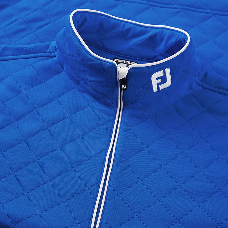 FootJoy Diamond Jacquard Chill-Out 1/4 Zip Golf Pullover 2 FootJoy Diamond Jacquard Chill-Out 1/4 Zip Golf Pullover - Image 2