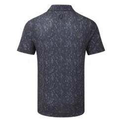 FootJoy Digital Camo FJ Print Lisle Golf Polo Shirt -Calla Golf Club Shop FootJoy SS22 Digital Camo FJ Print Lisle Golf Polo Shirt Navy 88436 back