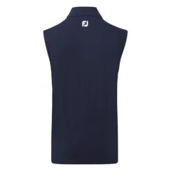 FootJoy Knit Full Zip Golf Vest -Calla Golf Club Shop FootJoy SS22 Knit Full Zip Golf Vest Navy 88456 Back