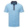 FootJoy Scattered Floral Pique Golf Polo Shirt
