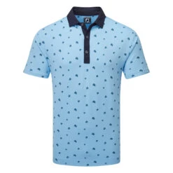 FootJoy Scattered Floral Pique Golf Polo Shirt