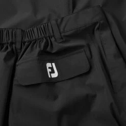 FootJoy HydroLite Waterproof Golf Pants -Calla Golf Club Shop FootJoy AW19 HLV2 Rain Trousers 95057 WPFOO008 Black Detail