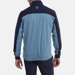 FootJoy HydroKnit 1/2 Zip Waterproof Golf Jacket 11 FootJoy HydroKnit 1/2 Zip Waterproof Golf Jacket -Calla Golf Club Shop FootJoy AW21 HydroKnit 1 2 Zip Waterproof Jacket 87982 Code WJFOO092 M Navy Denim Model 3
