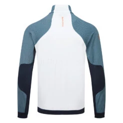 Galvin Green Donald Insula Golf Jacket 5 Galvin Green Donald Insula Golf Jacket -Calla Golf Club Shop Galvin Green AW22 Donald Sweater Jacket G134513 SWGAL379 White Navy Orange Back