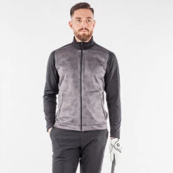 Galvin Green Dason Insula Golf Jacket 9 Galvin Green Dason Insula Golf Jacket -Calla Golf Club Shop Galvin Green AW22 DASON G134007 GRANITE GREY BLACK Model 1