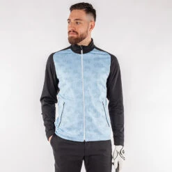 Galvin Green Dason Insula Golf Jacket 9 Galvin Green Dason Insula Golf Jacket -Calla Golf Club Shop Galvin Green AW22 DASON G134067 BLUE BELL BLACK Model 1