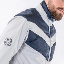 Galvin Green Liam Interface-1 Golf Wind Jacket -Calla Golf Club Shop Galvin Green AW22 LIAM G122273 COOL GREY NAVY Model 2