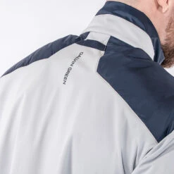 Galvin Green Liam Interface-1 Golf Wind Jacket -Calla Golf Club Shop Galvin Green AW22 LIAM G122273 COOL GREY NAVY Model 4