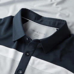 Galvin Green Mapping Golf Polo Shirt -Calla Golf Club Shop Galvin Green AW22 Mapping Polo Shirt G136403 SHGAL574 M Cool Grey Navy White Detail