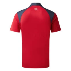 Galvin Green Mapping Golf Polo Shirt 8 Galvin Green Mapping Golf Polo Shirt -Calla Golf Club Shop Galvin Green AW22 Mapping Polo Shirt G136423 SHGAL575 M Red Navy White Back