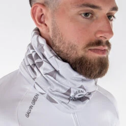Galvin Green Dragan Insula Golf Snood -Calla Golf Club Shop Galvin Green Dragan Snood Cool Grey Sharkskin White 3