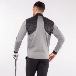 Galvin Green Damian Insula Golf Jacket 11 Galvin Green Damian Insula Golf Jacket -Calla Golf Club Shop Galvin Green SS22 Damian Full Zip Insula Sweater G124107 Code SWGAL348 M Sharkskin Black Model 3