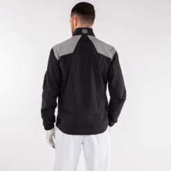 Galvin Green Armstrong Waterproof Golf Jacket -Calla Golf Club Shop Galvin Green SS22 Armstrong Waterproof Jacket G120217 Code WJGAL420 M Black White Sharkskin Model 3