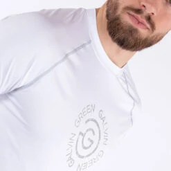 Galvin Green Enzo Golf Base Layer 10 Galvin Green Enzo Golf Base Layer -Calla Golf Club Shop Galvin Green SS22 Enzo Thermal Base Layer G128601 Code BLGAL049 M White Cool Grey Model 2