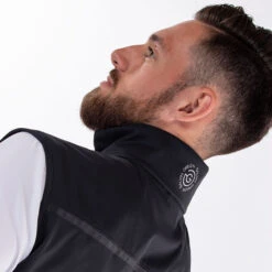 Galvin Green Lion Interface-1 Golf Wind Vest -Calla Golf Club Shop Galvin Green SS22 Lion Full Zip Windproof Bodywarmer G122477 Code WTGAL193 M Black model 2
