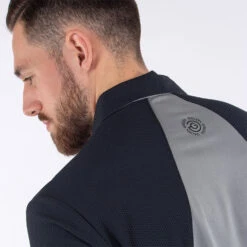 Galvin Green Massimo Golf Polo Shirt 10 Galvin Green Massimo Golf Polo Shirt -Calla Golf Club Shop Galvin Green SS22 Massimo Polo Shirt G127307 Code SHGAL555 M Sharkskin Black Model 2