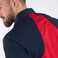 Galvin Green Massimo Golf Polo Shirt 10 Galvin Green Massimo Golf Polo Shirt -Calla Golf Club Shop Galvin Green SS22 Massimo Polo Shirt G127323 Code SHGAL557 M Red Navy Model 2