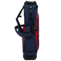J.Lindeberg Play ST Golf Stand Bag -Calla Golf Club Shop J Lindeberg Play ST Golf Stand Bag Swirl Red JL Navy Barbados Cherry 3