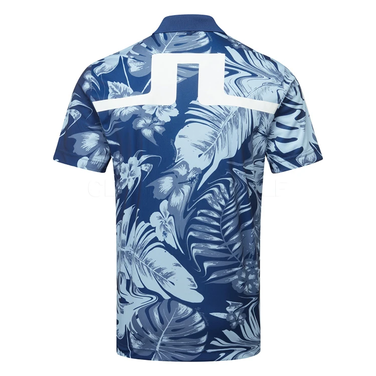 J.Lindeberg Martin Print Golf Polo Shirt 3 J.Lindeberg Martin Print Golf Polo Shirt - Image 3
