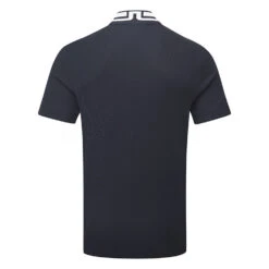 J.Lindeberg Tyson Golf Polo Shirt -Calla Golf Club Shop J.Lindeberg SS23 Tyson Regular Fit Polo GMJT07647 6855 SHLIN189 JL NavyWhite Back