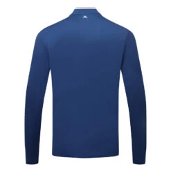 J.Lindeberg Tyson Long Sleeve Golf Polo Shirt -Calla Golf Club Shop J.Lindeberg Tyson LS Reg Fit Polo GMJT07801 0337 SHLIN153 Navy PeonyWhite Back