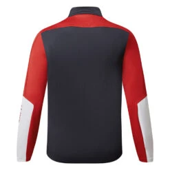 J.Lindeberg Castor Golf Wind Jacket -Calla Golf Club Shop J.Lindeberg AMJS06693 6855 M Castor Mid Layer JL Navy WTLIN033 Back