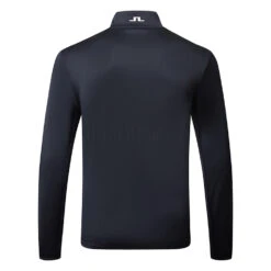 J.Lindeberg Bran 1/2 Zip Golf Sweater -Calla Golf Club Shop J.Lindeberg GMJS08145 6855 M Bran Mid Layer UK SMU JL Navy SWLIN090 Back