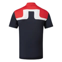J.Lindeberg Jeff Golf Polo Shirt 5 J.Lindeberg Jeff Golf Polo Shirt -Calla Golf Club Shop J.Lindeberg GMJT06474 6855 M Jeff Reg Fit Polo JL Navy Back