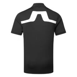 J.Lindeberg KV Golf Polo Shirt 5 J.Lindeberg KV Golf Polo Shirt -Calla Golf Club Shop J.Lindeberg GMJT06620 9999 M KV Regular Fit Polo Black SHLIN126 Back