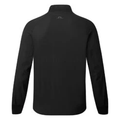 J.Lindeberg Logan Hybrid Golf Wind Jacket -Calla Golf Club Shop J.Lindeberg GMOW06817 9999 M Logan Hybrid Jacket Black WTLIN030 Back
