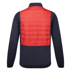 J.Lindeberg Kenny Hybrid Thermal Golf Wind Jacket -Calla Golf Club Shop J.Lindenberg Kenny Hybrid Jacket AMOW08165 G131 WTLIN041 Barbados Cherry back