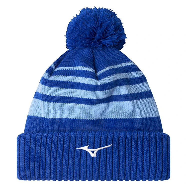 Mizuno Breath Thermo Graphic Pom Golf Beanie 1 Mizuno Breath Thermo Graphic Pom Golf Beanie