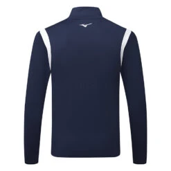 Mizuno Quick Dry Breeze Elite 1/4 Zip Golf Sweater -Calla Golf Club Shop Mizuno SS22 Breeze Elite 1 4 Zip Sweater 52GC2001 14 Code SWMIZ041 M Deep Navy Back