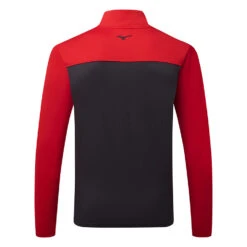 Mizuno Quick Dry Breeze Elite ST 1/4 Zip Golf Sweater -Calla Golf Club Shop Mizuno SS22 Breeze Elite ST 1 4 Zip Sweater 52GC2002 62 Code SWMIZ044 M Red Back