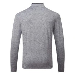 Nike Dry Victory Heather 1/2 Zip Golf Sweater -Calla Golf Club Shop Nike Victory Heather 1 2 Zip Golf Sweater Obsidian Black DH1261 451 SWNIK257 Back