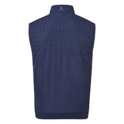 Oscar Jacobson Hodgson Thermal Golf Wind Vest -Calla Golf Club Shop Oscar Jacobson AW22 Hodgson Thermal Wind Vest OJTOP0118 WTOSC094 S Navy Back