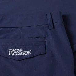 Oscar Jacobson Desmond Golf Trousers 5 Oscar Jacobson Desmond Golf Trousers -Calla Golf Club Shop Oscar Jacobson AW22 Desmond Trousers Navy OJTRS0119 TROSC074 30 W 31 Leg Detail
