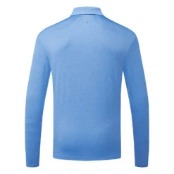 Ping Angus Long Sleeve Golf Polo Shirt 5 Ping Angus Long Sleeve Golf Polo Shirt -Calla Golf Club Shop Ping AW22 Angus Performance Long Sleeve Polo Shirt PO3504 FB56 SHPIN321 French Blue Multi back