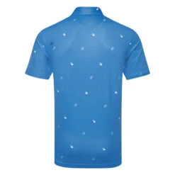 Ping Two Tone Golf Polo Shirt -Calla Golf Club Shop Ping SS23 Two Tone Polo Shirt P03571 DEB SHPIN349 Danube Infinity Blue Multi Back