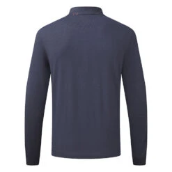 Puma Cloudspun WRMLBL Golf Popover -Calla Golf Club Shop Puma AW22 Cloudspun WRMLBL 1 4 Zip Sweater 537066 02 SWPUM270 S Navy Blazer Back