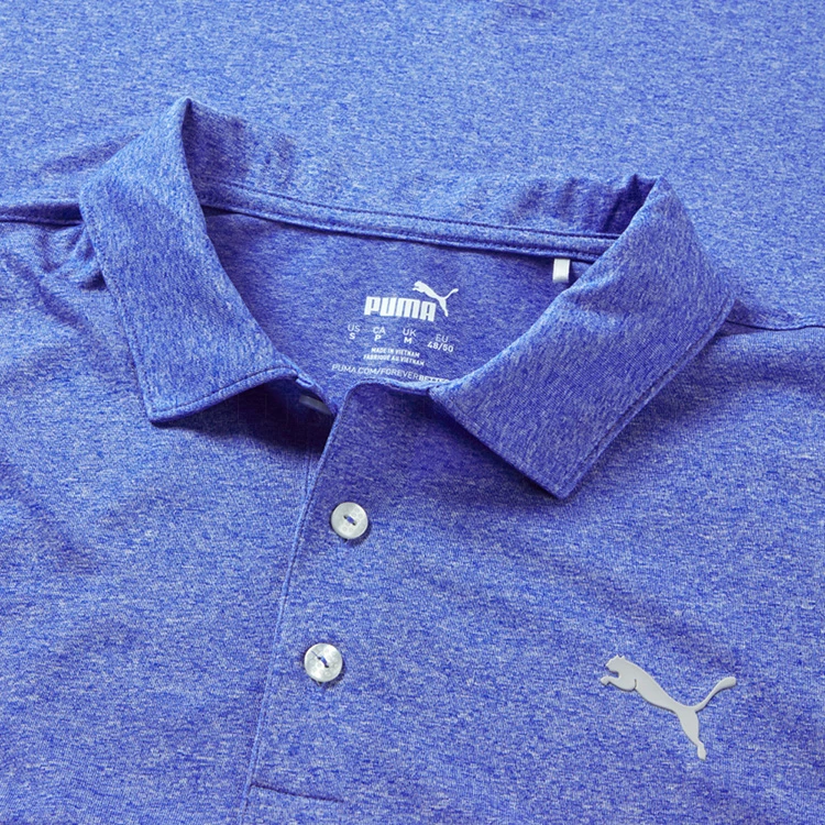 Puma Performance Heather Golf Polo Shirt 2 Puma Performance Heather Golf Polo Shirt - Image 2